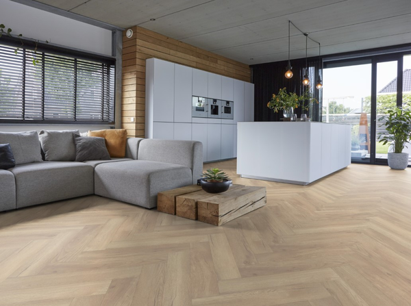 Floorlife Floorlife Bayside Visgraat Laminaat - Licht Naturel