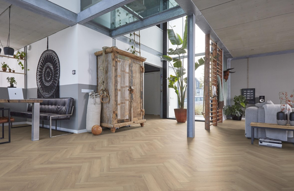 Floorlife Floorlife Bayside Visgraat Laminaat - Licht Naturel
