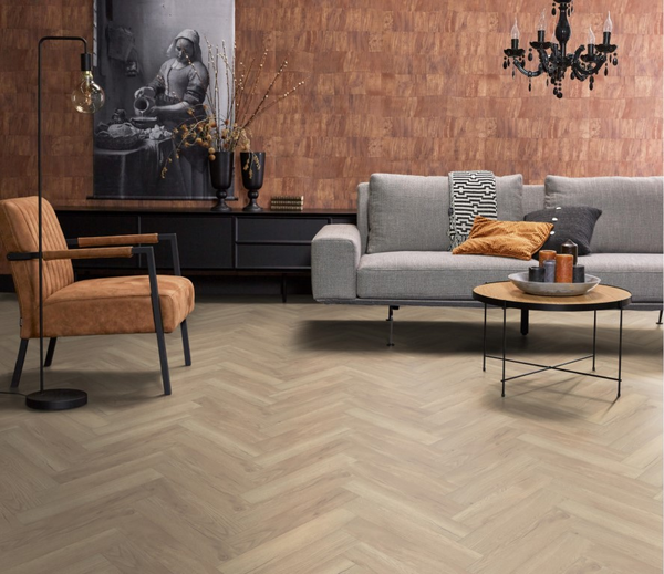 Floorlife Floorlife Bayside Visgraat Laminaat - Licht Naturel