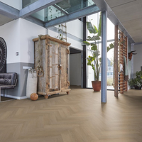 Floorlife Floorlife Cross Kingston Visgraat Laminaat - Midden Eiken