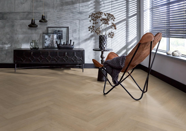 Floorlife Floorlife Cross Kingston Visgraat Laminaat - Midden Eiken