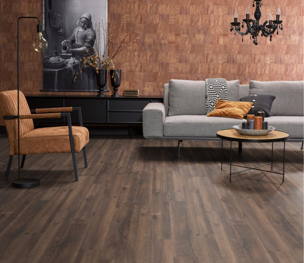 Floorlife Floorlife Inwood Laminaat Extra Breed - Gerookt Donker Eiken