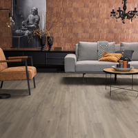 Floorlife Floorlife Inwood Laminaat Extra Breed - Donkergrijs Eiken