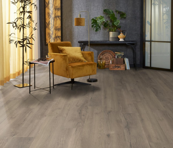 Floorlife Floorlife Inwood Laminaat Extra Breed - Donkergrijs Eiken