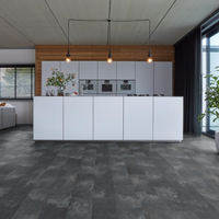 Floorlife Floorlife Madison Square Aqua - Watervast Tegel Laminaat - Donkergrijs