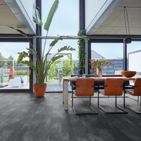 Floorlife Floorlife Madison Square Aqua - Watervast Tegel Laminaat - Donkergrijs