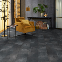 Floorlife Floorlife Madison Square Aqua - Watervast Tegel Laminaat - Donkergrijs
