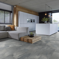 Floorlife Floorlife Madison Square Aqua - Watervast Tegel Laminaat - Midden Grijs