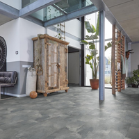 Floorlife Floorlife Madison Square Aqua - Watervast Tegel Laminaat - Midden Grijs