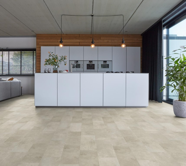 Floorlife Floorlife Madison Square Aqua - Watervast Tegel Laminaat - Grijs Bruin