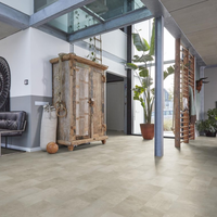 Floorlife Floorlife Madison Square Aqua - Watervast Tegel Laminaat - Grijs Bruin