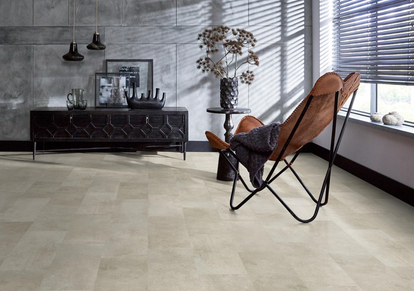 Floorlife Floorlife Madison Square Aqua - Watervast Tegel Laminaat - Grijs Bruin