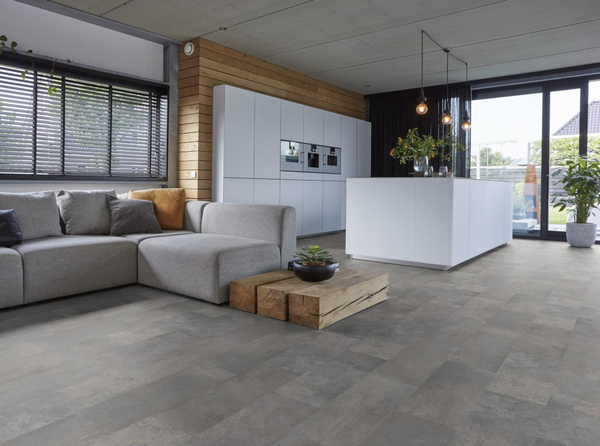 Floorlife Floorlife Madison Square Aqua - Watervast Tegel Laminaat - Lichtgrijs