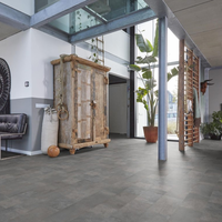 Floorlife Floorlife Madison Square Aqua - Watervast Tegel Laminaat - Lichtgrijs