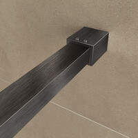 Wiesbaden Wiesbaden Slim Profielset + Stabilisatiestang - 120cm - Geborsteld Gunmetal