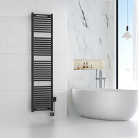 Wiesbaden Wiesbaden Elektrische Radiator Smart Wifi - 181,7x45cm - Mat Zwart