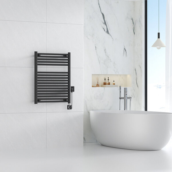 Wiesbaden Wiesbaden Elektrische Radiator Smart Wifi - 76,6x60cm - Mat Zwart