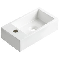 Wiesbaden Wiesbaden Rhea M Keramisch Fontein - Links - 40x22x11cm - Wit