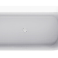 Wiesbaden Wiesbaden Zenn Acryl Halfvrijstaande Ligbad - Links - 180x80cm - Wit