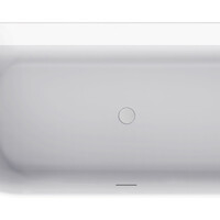 Wiesbaden Wiesbaden Zenn Acryl Halfvrijstaande Ligbad - Rechts - 180x80cm - Wit