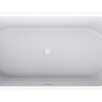 Wiesbaden Wiesbaden Zenn Acryl Halfvrijstaand Ligbad - 180x80cm - Wit