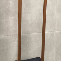 Wiesbaden Wiesbaden Loft Handdoekrek - 95x25x20cm - Geborsteld Brons Koper