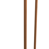 Wiesbaden Wiesbaden Loft Handdoekrek - 95x25x20cm - Geborsteld Brons Koper