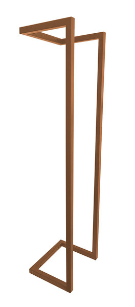 Wiesbaden Wiesbaden Loft Handdoekrek - 95x25x20cm - Geborsteld Brons Koper