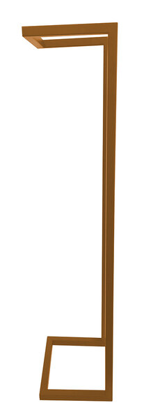 Wiesbaden Wiesbaden Loft Handdoekrek - 95x25x20cm - Geborsteld Brons Koper