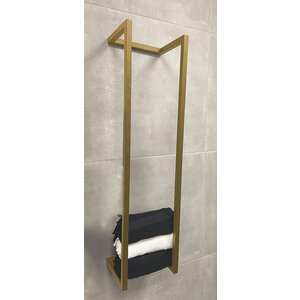 Wiesbaden Loft Handdoekrek - 95x25x20cm - Geborsteld Messing
