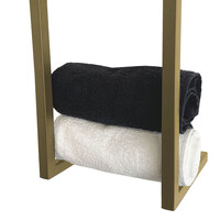 Wiesbaden Wiesbaden Loft Handdoekrek - 95x25x20cm - Geborsteld Messing