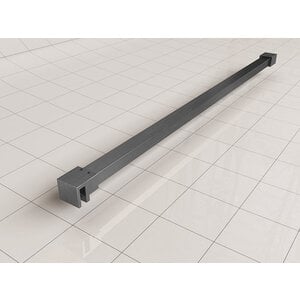 Wiesbaden Slim Stabilisatiestang -120cm - Geborsteld Gunmetal
