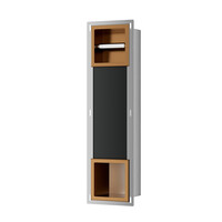 Xellanz Xellanz Rocko Inbouw Toiletrolhouder met Reserverolhouder - Geborsteld Brons Koper