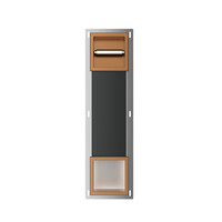 Xellanz Xellanz Rocko Inbouw Toiletrolhouder met Reserverolhouder - Geborsteld Brons Koper