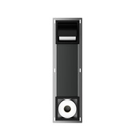 Xellanz Xellanz Rocko Inbouw Toiletrolhouder met Klep & Reserverolhouder - Mat Zwart