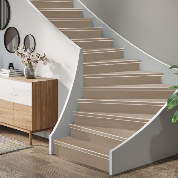 Floorlife Floorlife YUP Fulham Chevron PVC Traprenovatie Set - Smoky