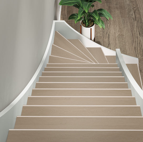 Floorlife Floorlife YUP Fulham Chevron PVC Traprenovatie Set - Smoky