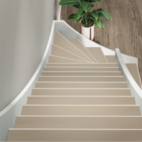 Floorlife Floorlife YUP Fulham Herringbone PVC Traprenovatie Set - Beige