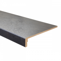 K-Stairs Homeline Overzettrede - 115x50cm - Zwart Staal