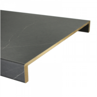 K-Stairs Homeline Dubbel Overzettrede - 364x61cm - Marmer