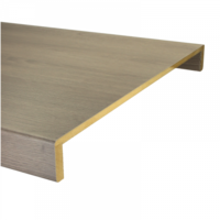 K-Stairs Homeline Dubbel Overzettrede - 90x61cm - Gladstone Eik Grijs