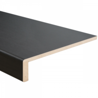 K-Stairs Homeline Overzettrede - 90x30cm - Vesuvius Zwart Houtnerf