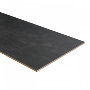 Dubbel Stootbord MDF - 138x40cm - Beton Antraciet PRO