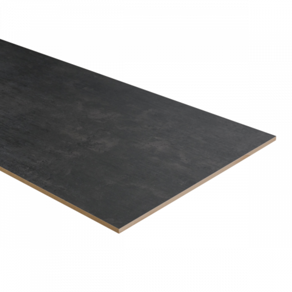 Dubbel Stootbord MDF - 138x40cm - Beton Antraciet PRO