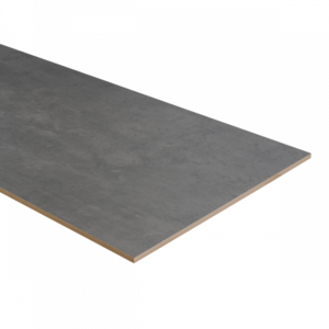 Dubbel Stootbord MDF - 160x40cm - Beton Grijs PRO