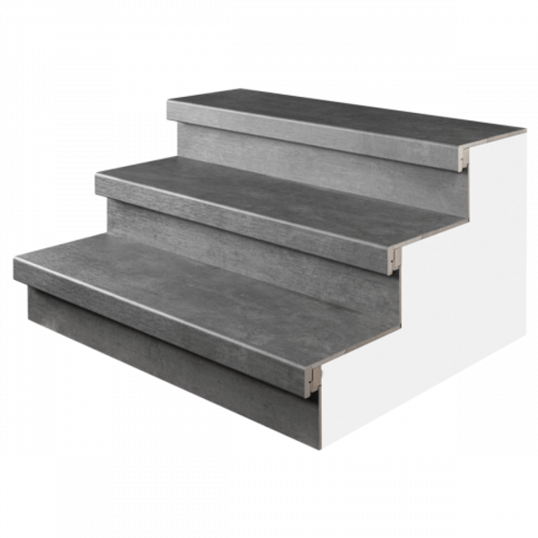 Dubbel Stootbord MDF - 92x40cm - Beton Grijs PRO