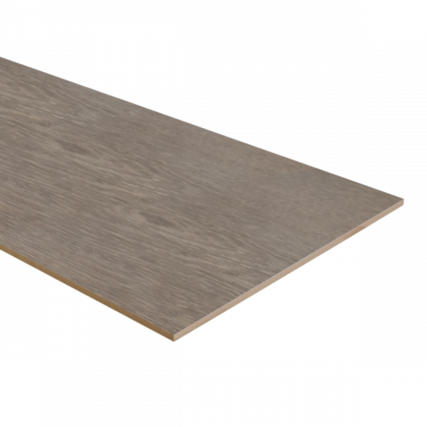 Dubbel Stootbord MDF - 92x40cm - Donker Gerookt Eiken