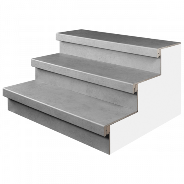 K-Stairs Dubbel Stootbord MDF - 115x40cm - Loft Grijs