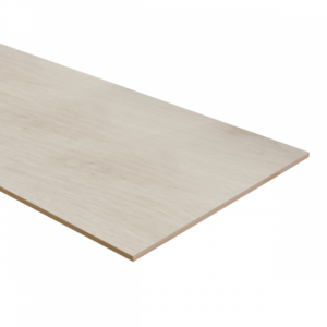 Dubbel Stootbord MDF - 138x40cm - Noors Eiken