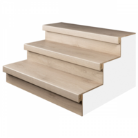 K-Stairs Dubbel Stootbord MDF - 160x40cm - Gebleekt Eiken